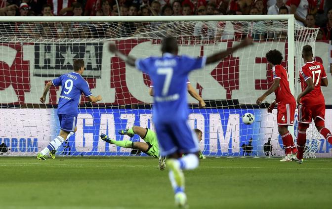 Il gol di Fernando Torres. Action Images/Reuters